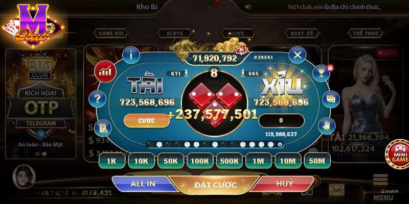 Tài Xỉu Trực Tuyến – Thử Vận May, Thắng Ngay Trong Phút Chốc!